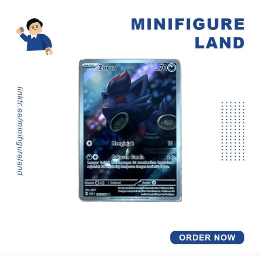 Pokemon TCG Indonesia SV7s Zorua 184/166 AR Single