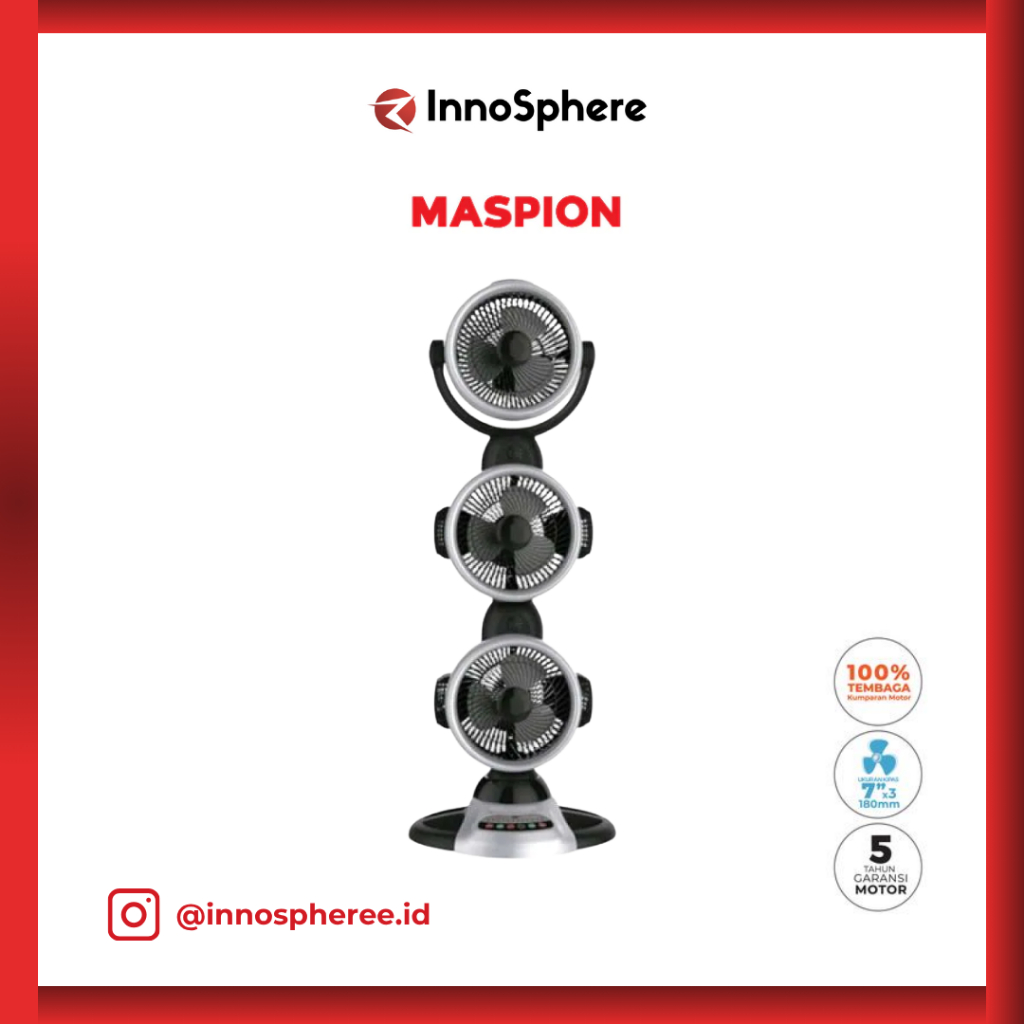 Tower Fan 7  MASPION TF-7031 RC