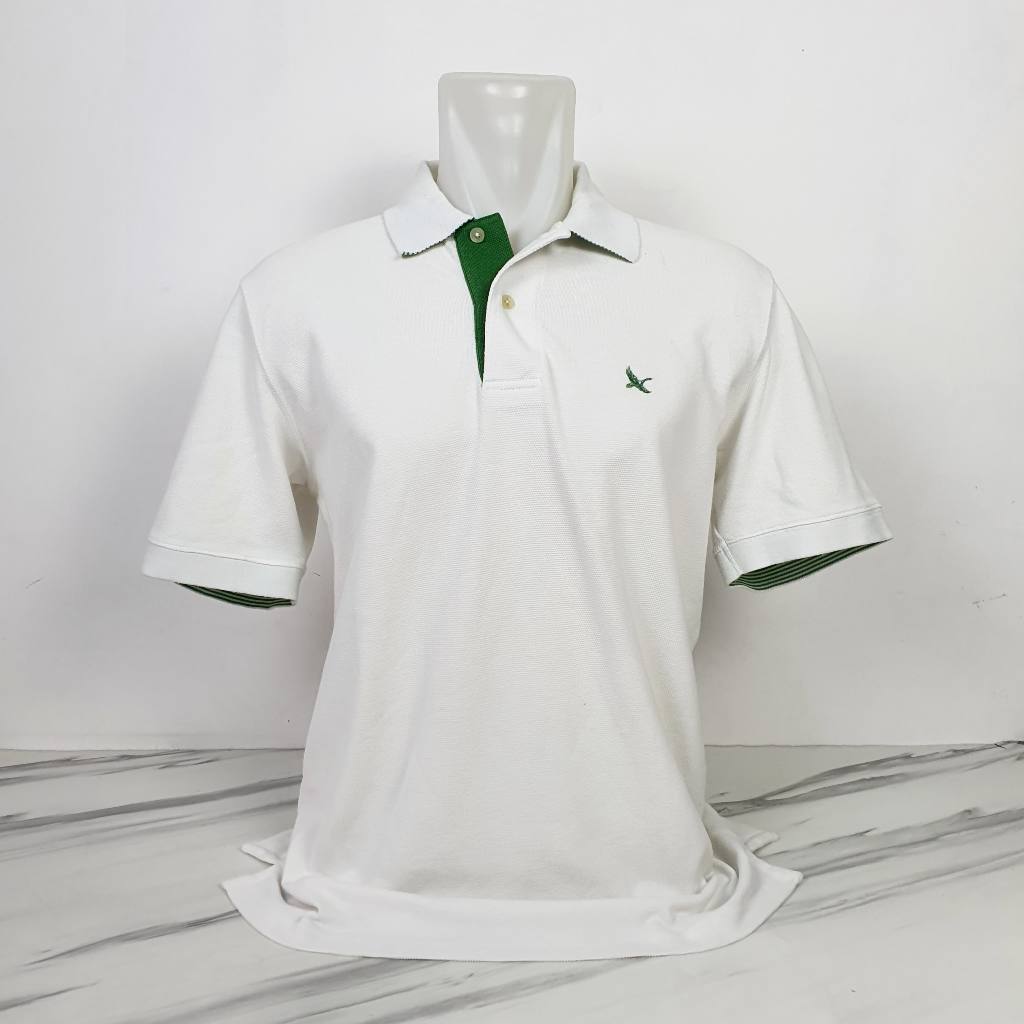 Baju Kaos Polo EDDIE BAUER - Size L - Lebar Dada 54 cm - Original 100% - Scd