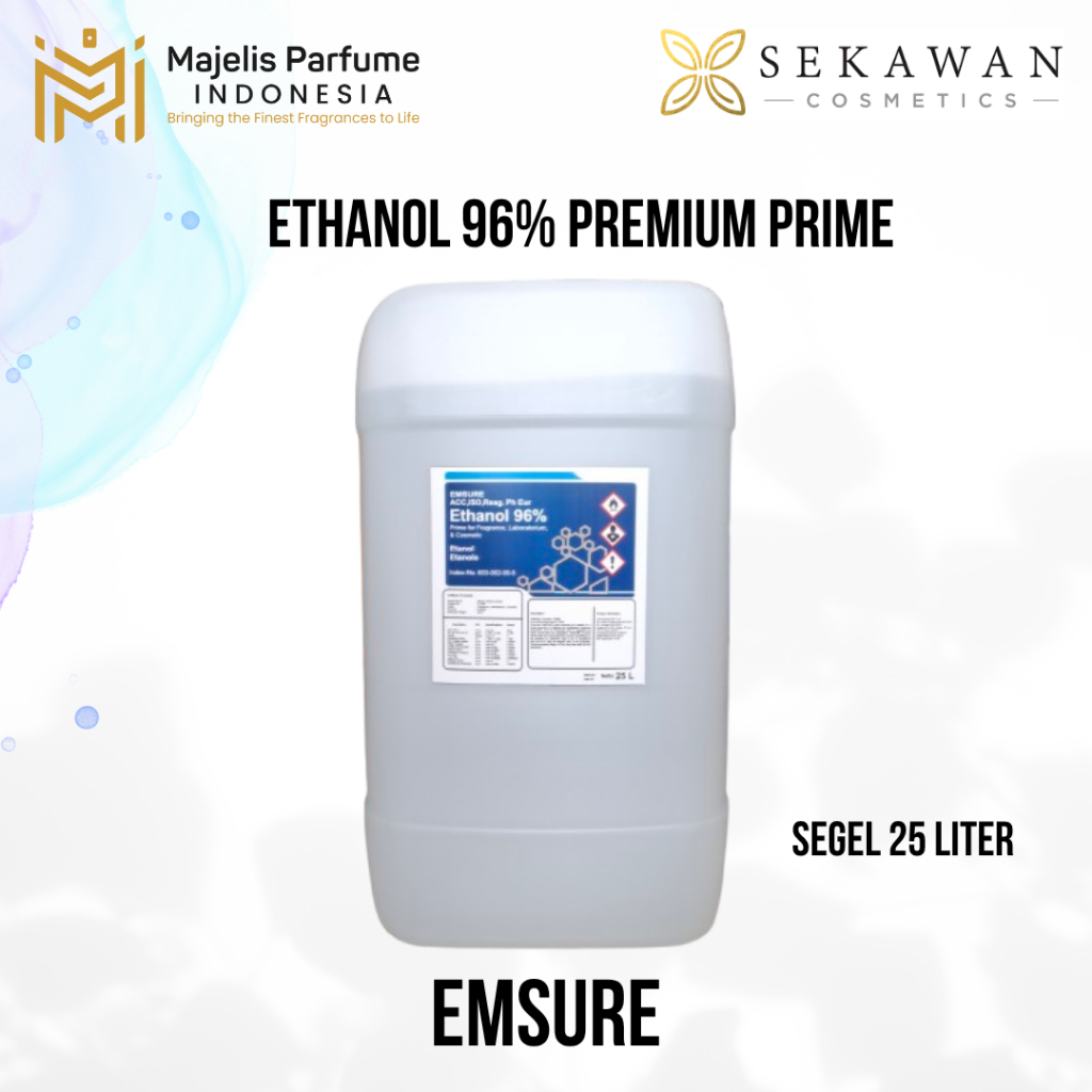 ETHANOL 96% PREMIUM PRIME FOR FRAGRANCE By EMSURE Segel 25 Liter