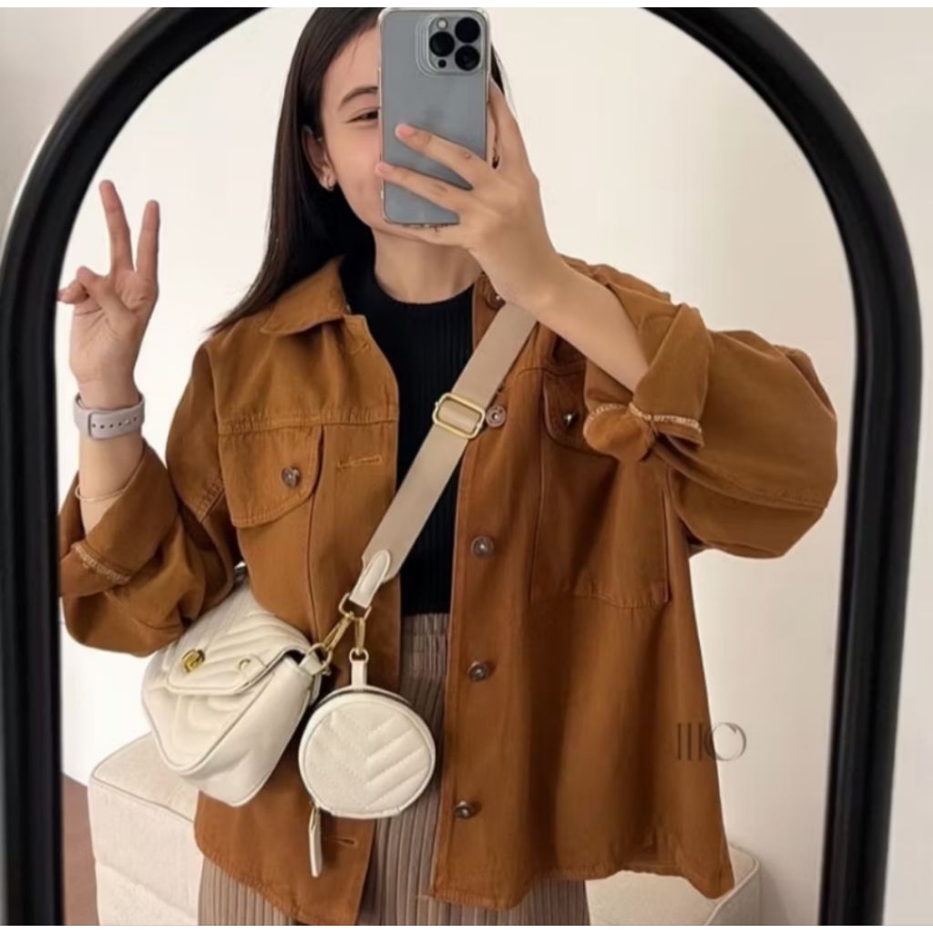 PL JAKET JEANS WANITA