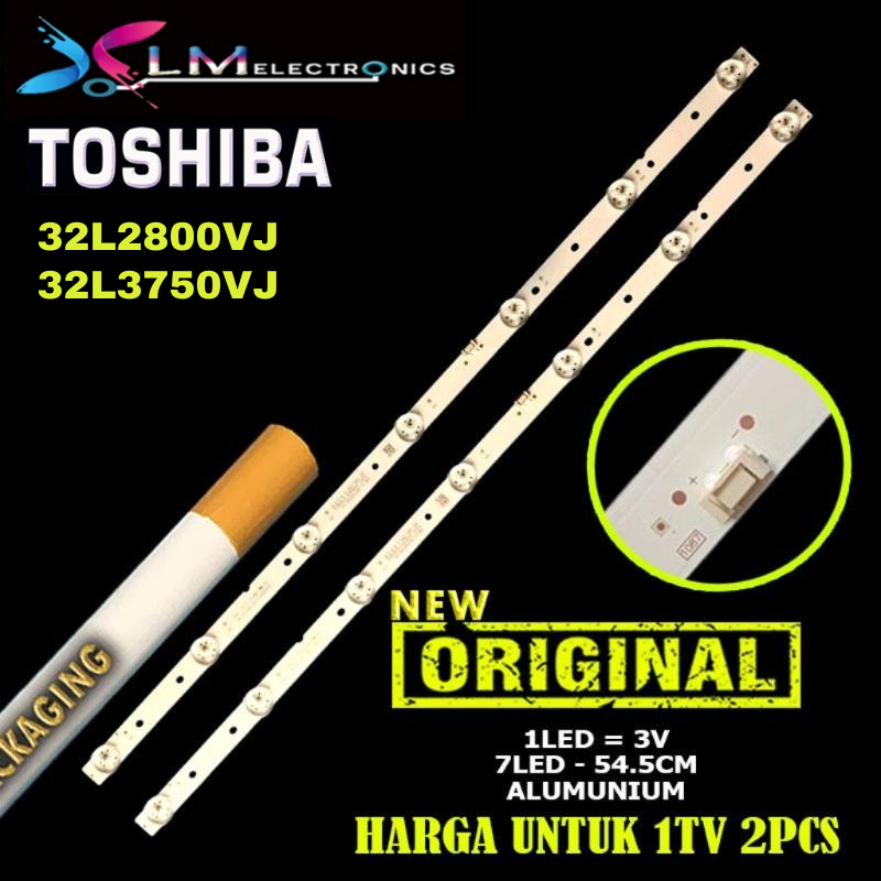 BACKLIGHT TV TOSHIBA 32L3750VJ 32L3750 32L2800VJ 32L2800 32 7LED 7 K KANCING