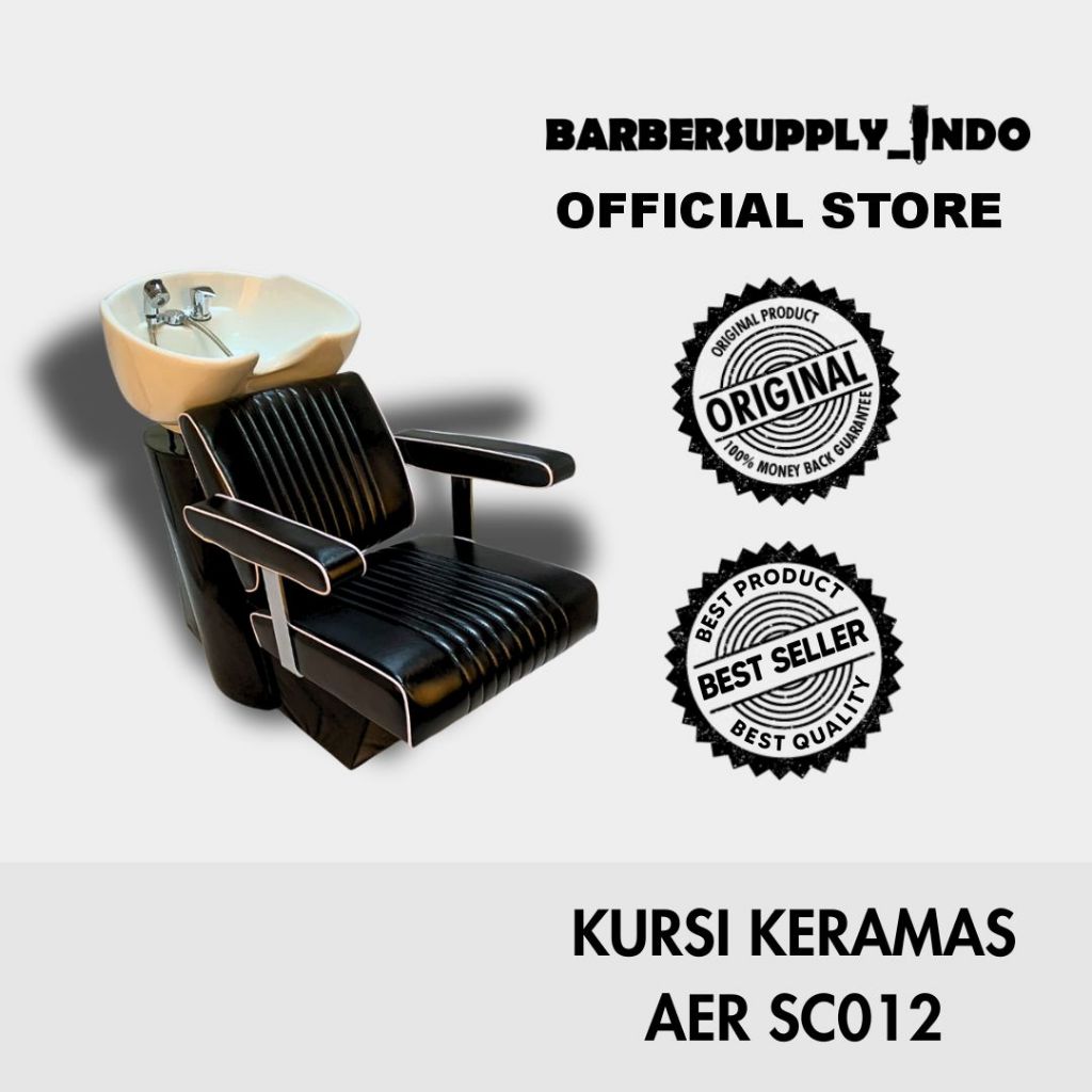 KURSI KERAMAS WASHBAK KERAMIK PUTIH AER SC012