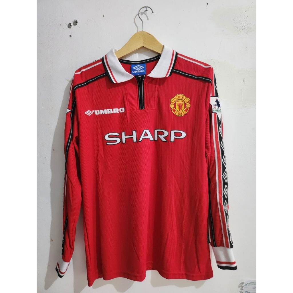 Jersey Bola Manchester United Home 1999 LS