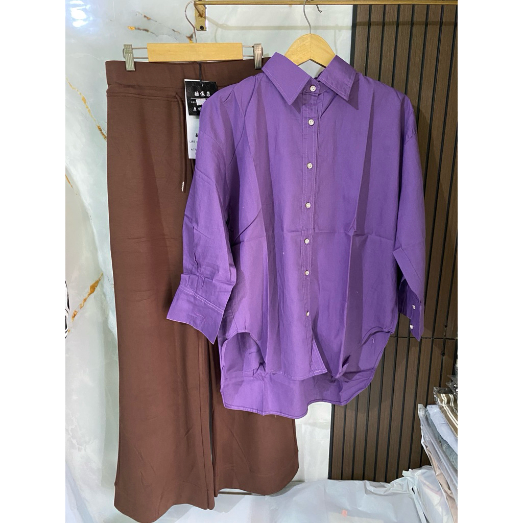 kemeja  yasmin ungu tua 01