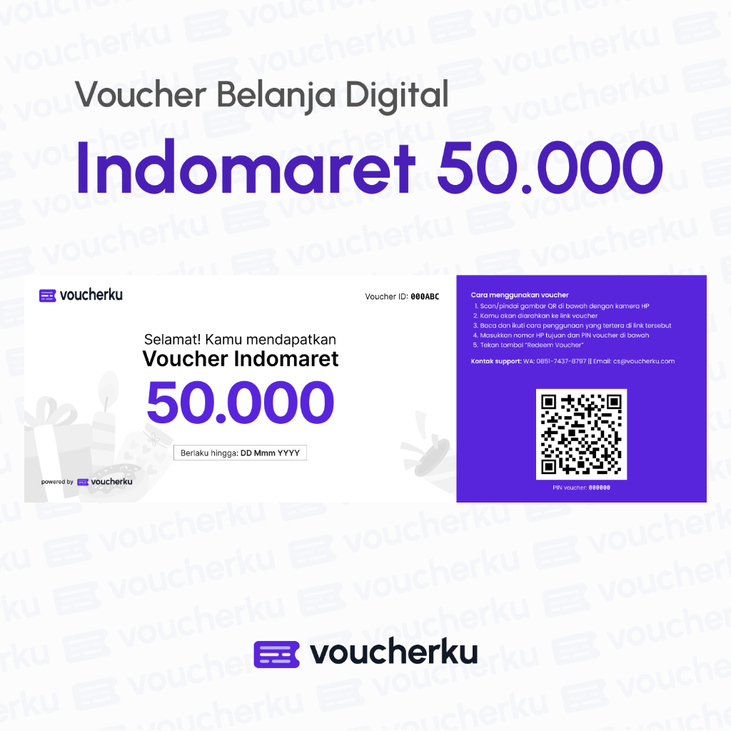 Indomaret 50.000 - Voucher Belanja - Voucherku