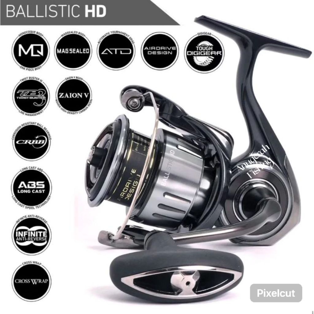 REEL DAIWA BALLISTIC HD LT 2025 | Power Handle | Spinning | GARANSI RESMI DAIWA 1 TAHUN | Alat panci
