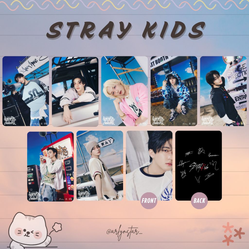 [FREE GIFT] PHOTOCARD UNOFFICIAL || STRAY KIDS SKZ || BANG CHAN LEE KNOW CHANGBIN HYUNJIN HAN JISUNG