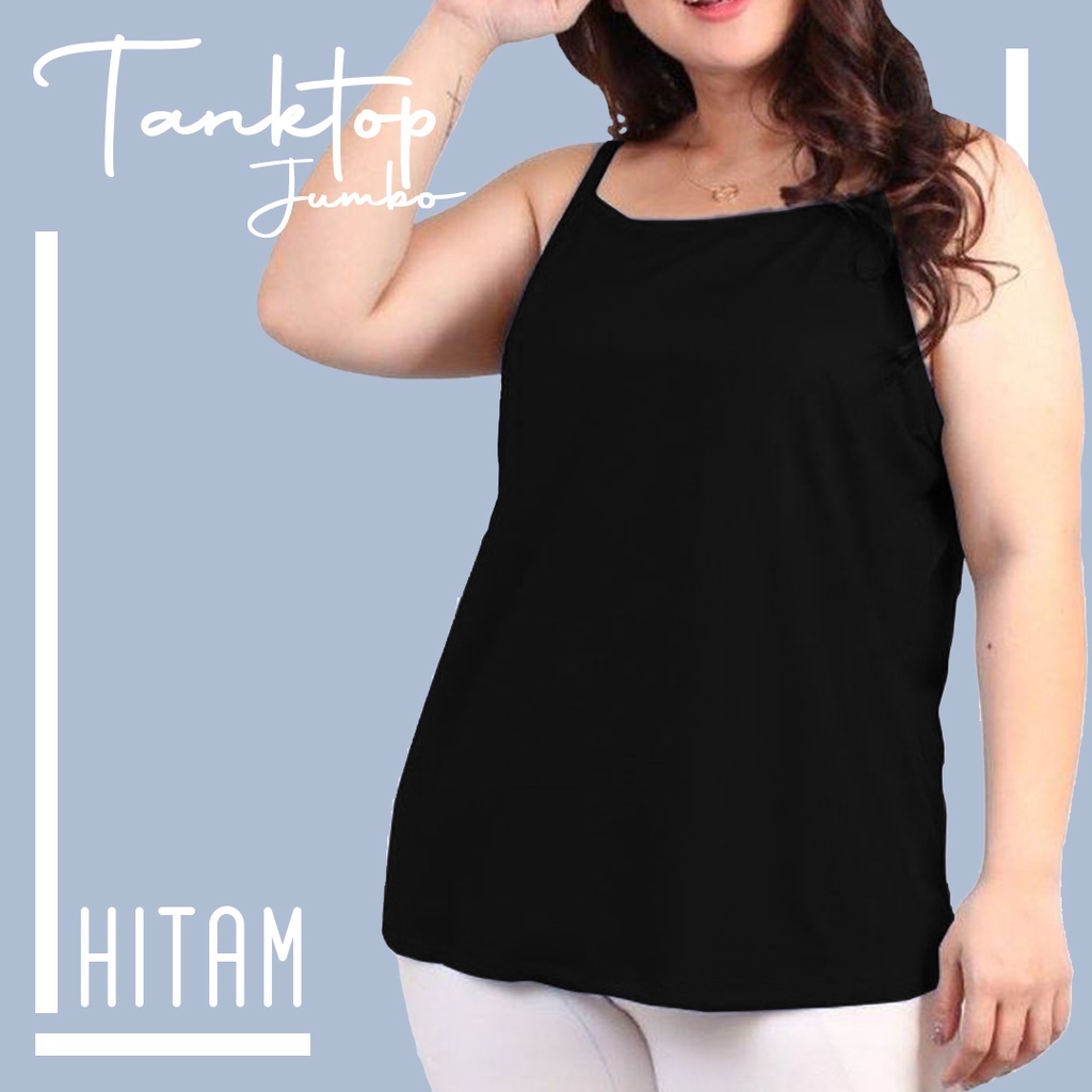 Tanktop Dress Wanita Jumbo | Tanktop Wanita Polos Trendy