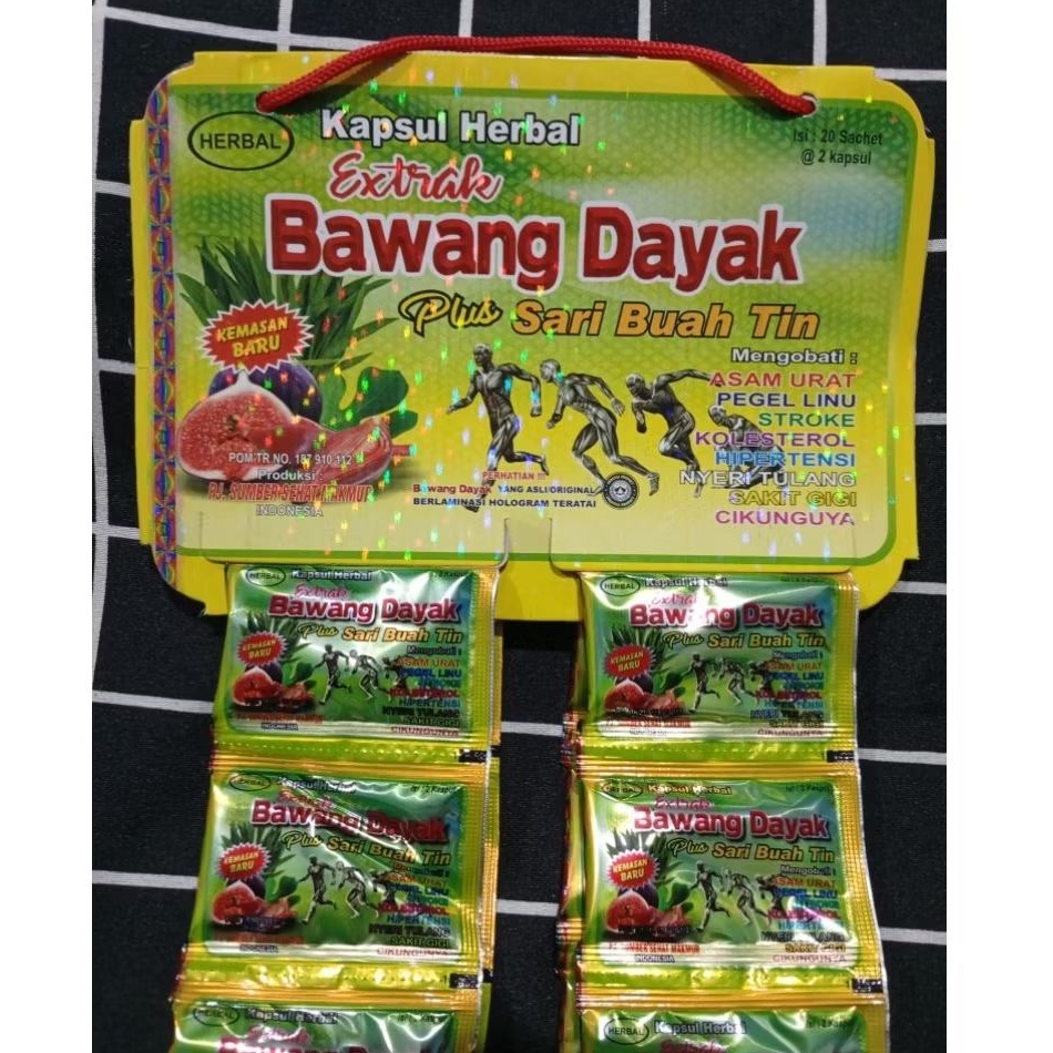 Kapsul Ekstrak BAWANG DAYAK Original