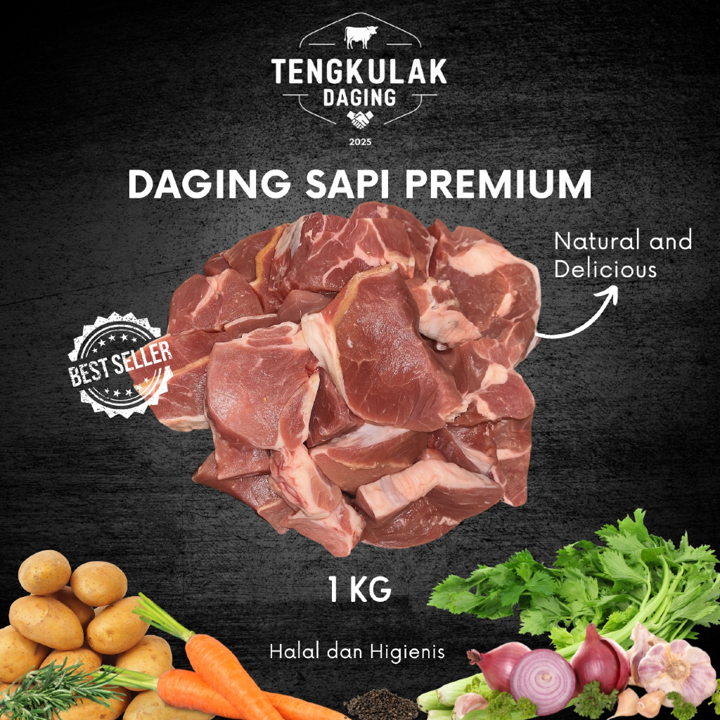 Daging Sapi Premium | Daging Sapi Segar Fresh 1KG