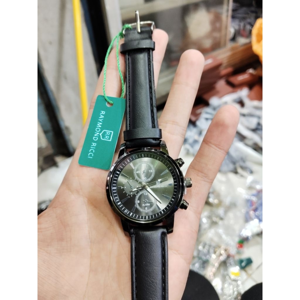 JAM TANGAN KULIT RAYMOND RICCI 0996