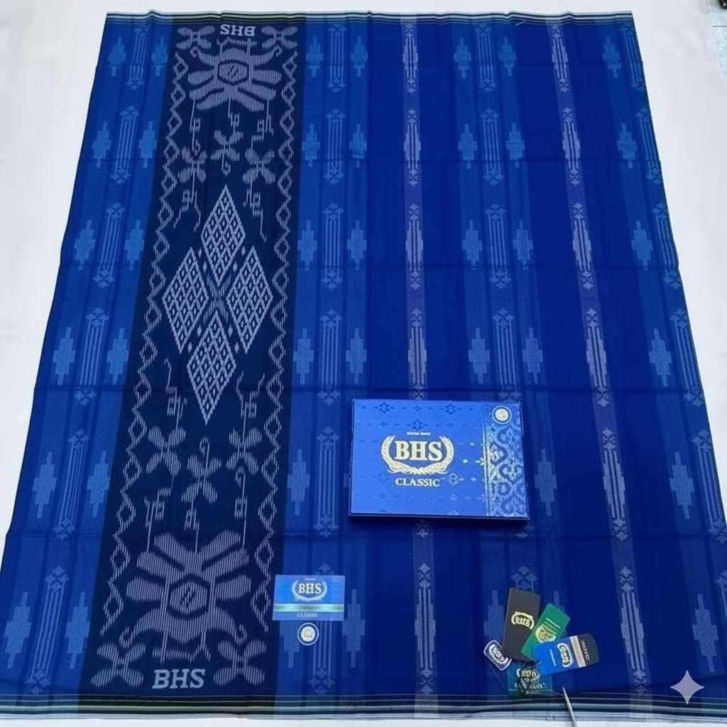 Sarung BHS Classic Gold Motif Sarung BHS Cosmo Hitam Polos Gold Sarung Santri Sarung Dewasa Terlaris