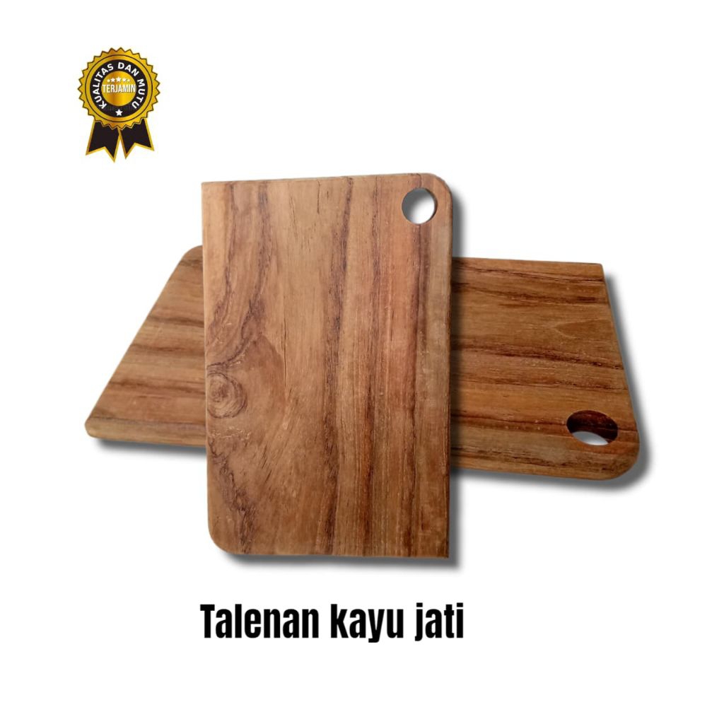 Telenan kayu jati finishing Food grade