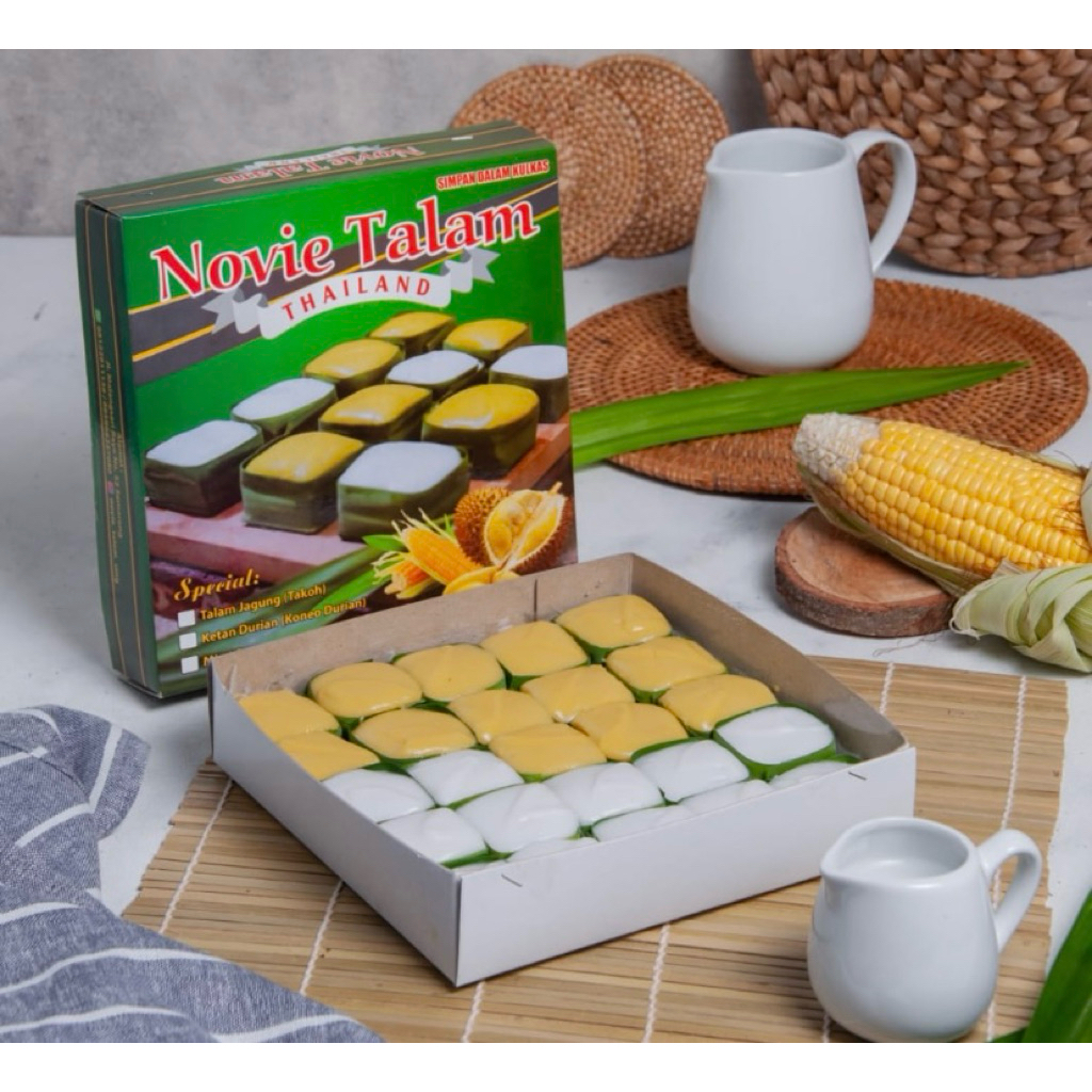 Novie Talam Thailand – Oleh-Oleh Khas Semarang | Talam Jagung & Ketan Durian Premium