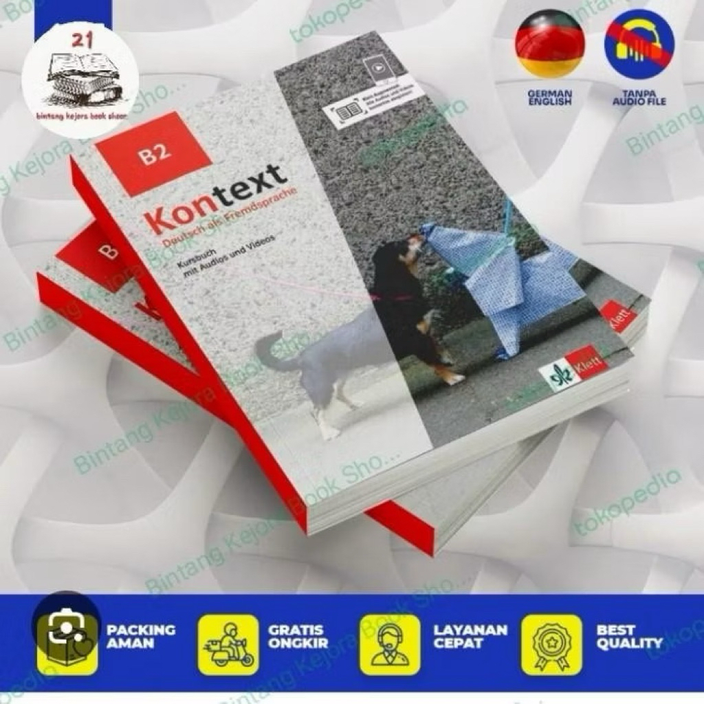 BUKU BELAJAR BAHASA JERMAN "Kontext B2+ Krusbuch & Ungsbuch