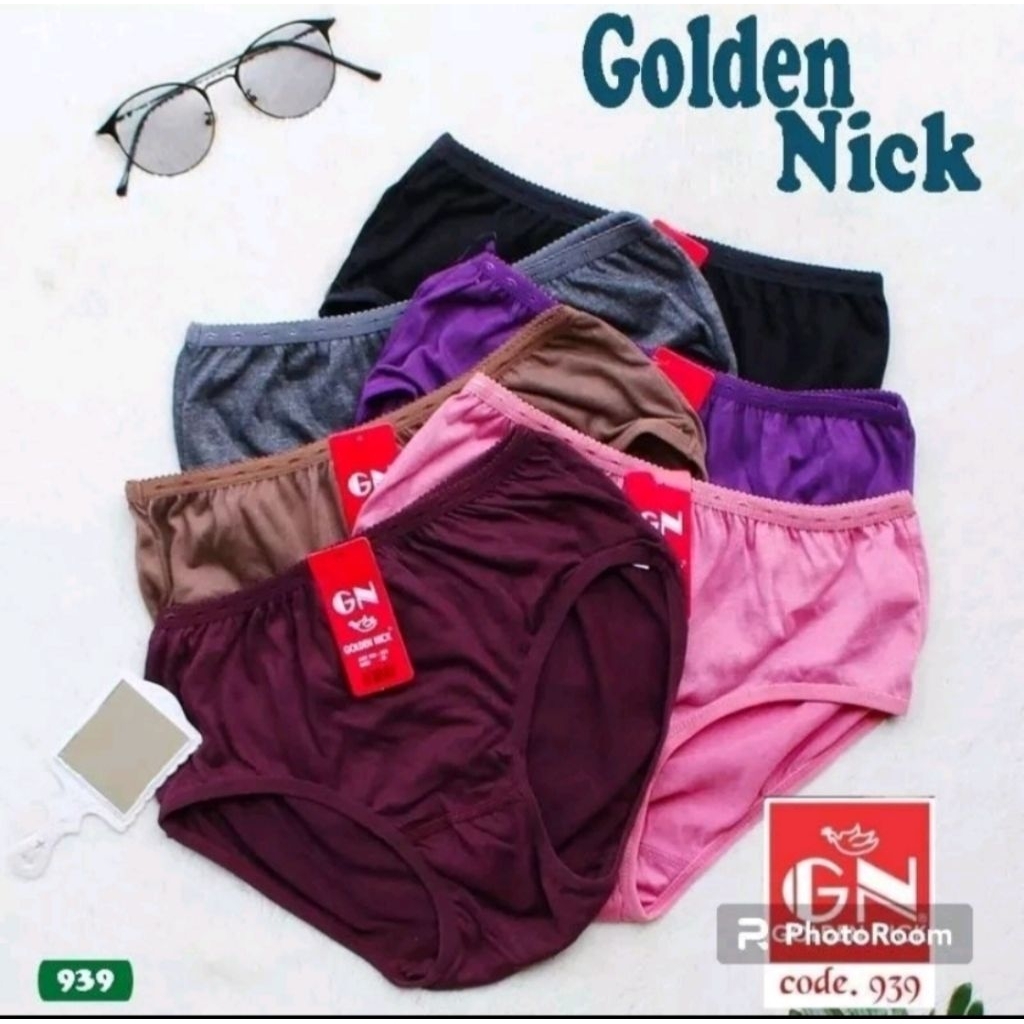 12 PCS CELANA DALAM GOLDEN NICK//1 LUSIN CD GOLDEN NICK ORIGINAL//CELANA DALAM GOLDEN NICK 12 PCS GR