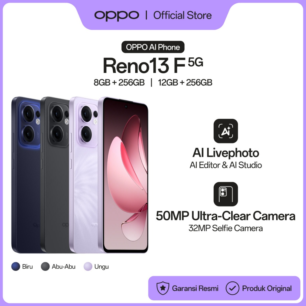 OPPO Reno13 F 5G 12GB+256GB & 8GB+256GB