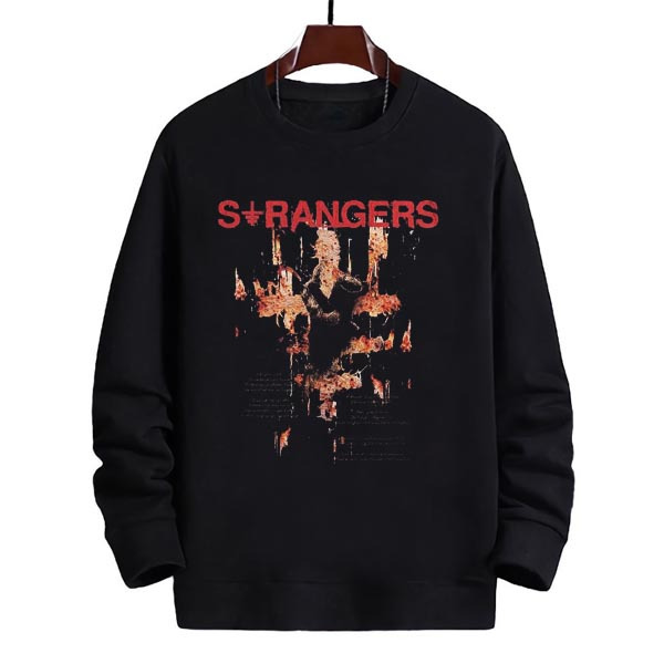 Sweater Strangers Pelakhar Crewneck Bahan Cotton Fleece Nyaman Adem