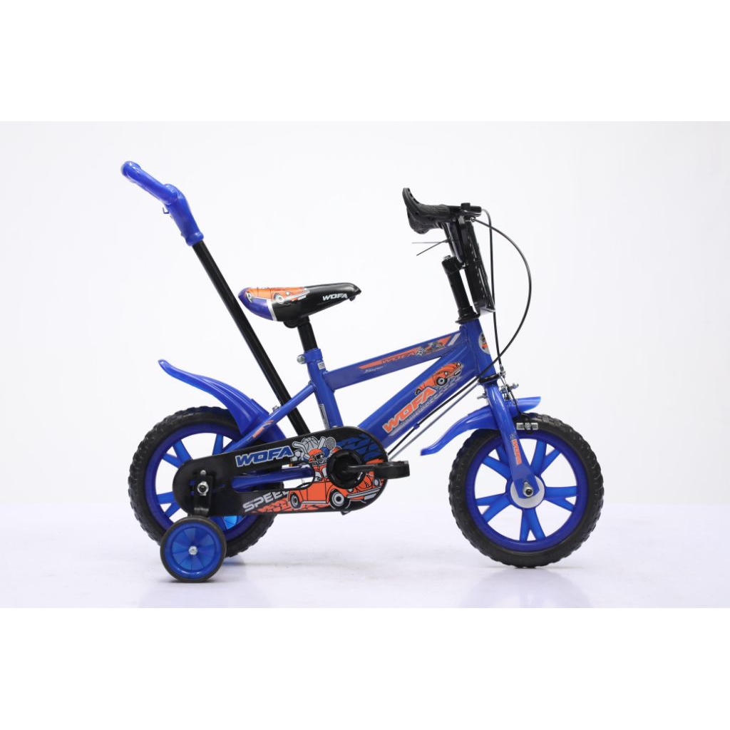 Sepeda 12 bmx ban eva dorongan dan tanpa dorongan merk wofa, velion/tango