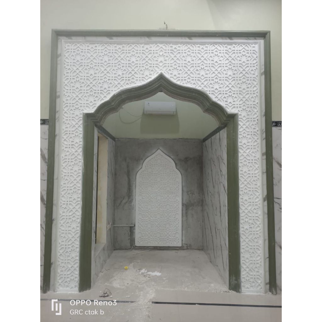 inspirasi mihrab masjid minimalis elegan untuk DKM
