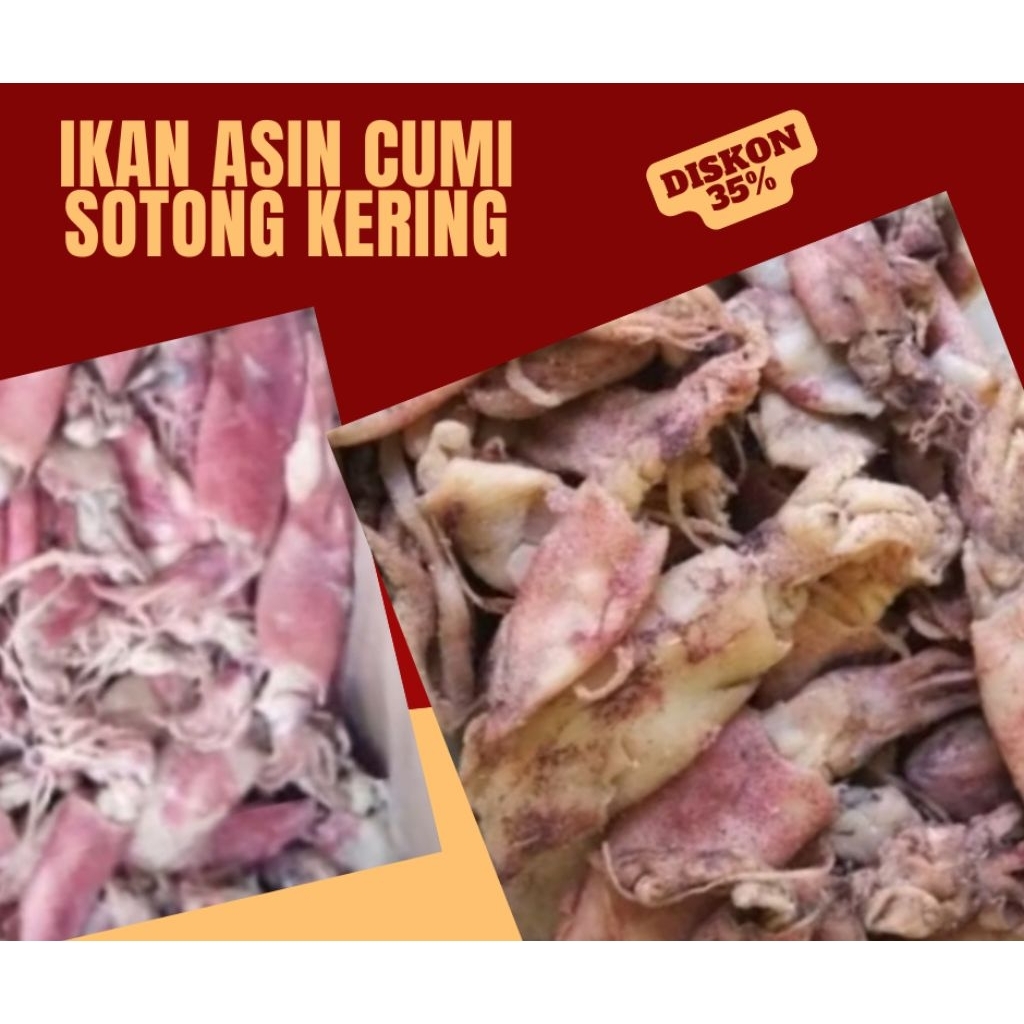 Ikan Asin Cumi Kering  oleh oleh Pangandaran