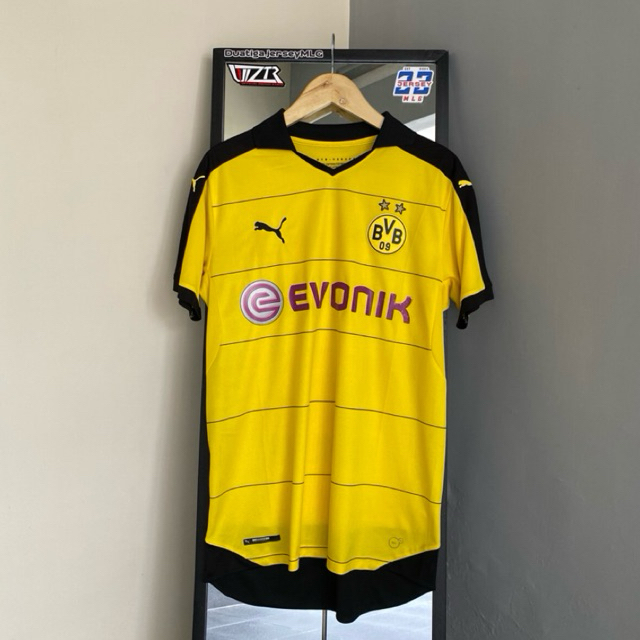 JERSEY ORIGINAL RETRO BORUSSIA DORTMUND HOME 2015/2016 REUS 11- JERSEY SEPAKBOLA RETRO DORTMUND 2015