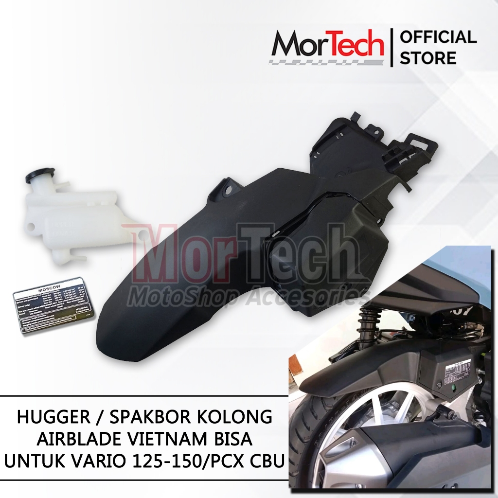 Hugger Spakbor Kolong Airblade Vario 125/150 Fi / PCX CBU Rear Fender Under Mudguard Tank Reservoir 