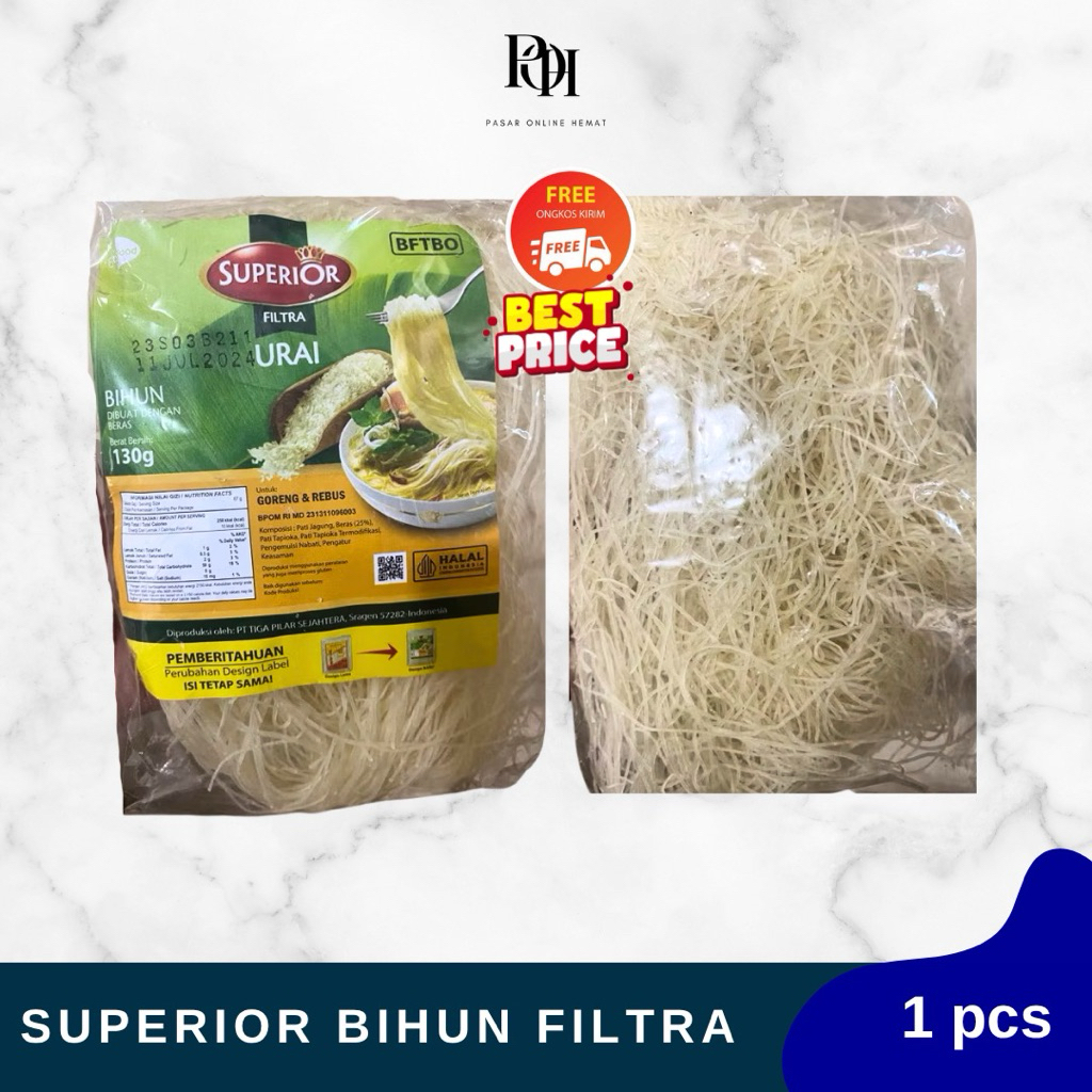 SUPERIOR Bihun Filtra Beras 130gr