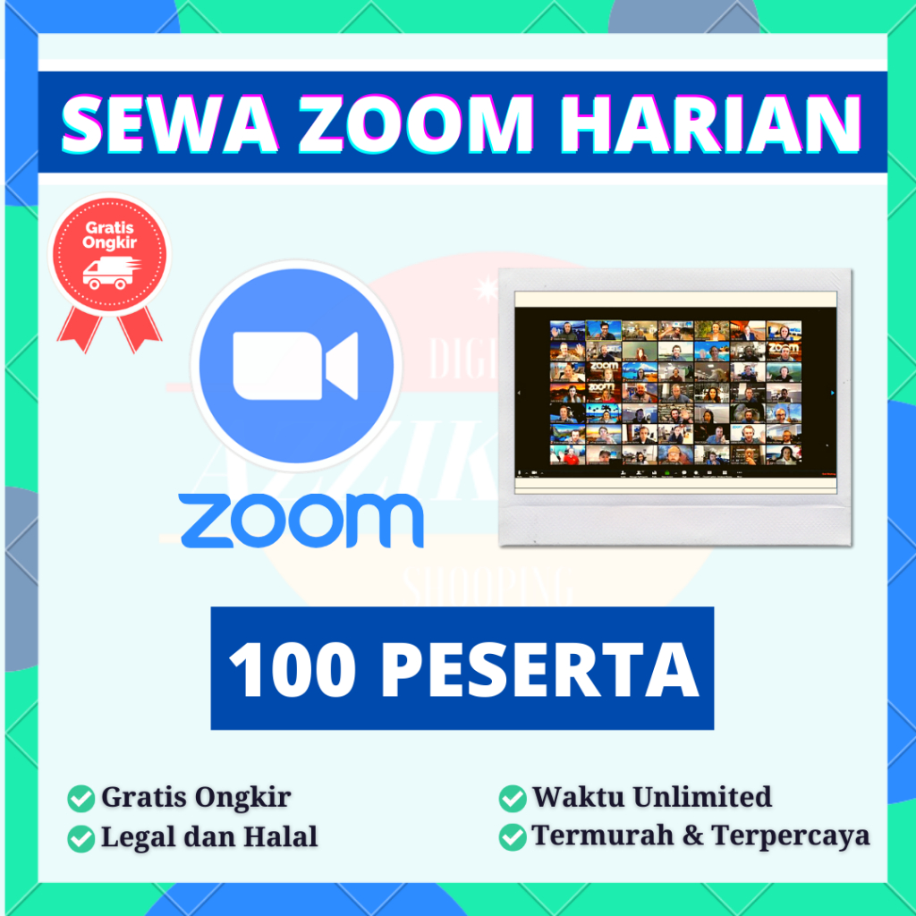 Sewa Zoom Meeting Harian 1 Hari Full Bergaransi