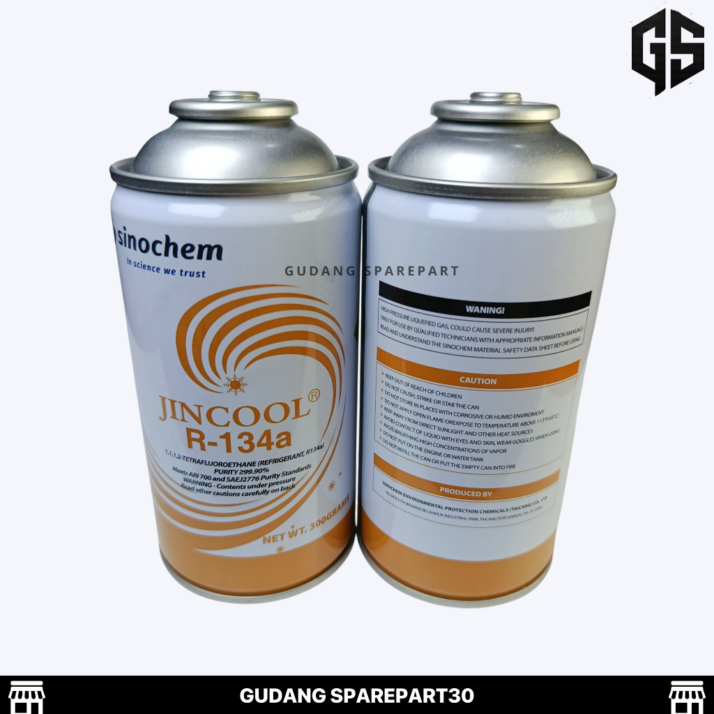 Freon Jincool R134a 300g - Freon Kaleng