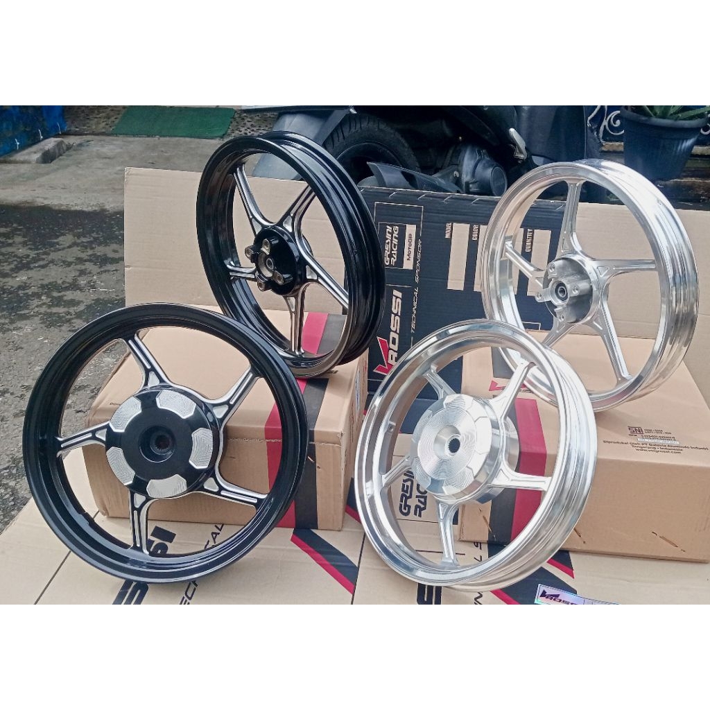 VELG PELAK RACING V ROSSI PRIME BEAT SCOOPY BEAT FI SCOOPY FI VARIO 110 BEAT DELUXE SCOOPY RING 12