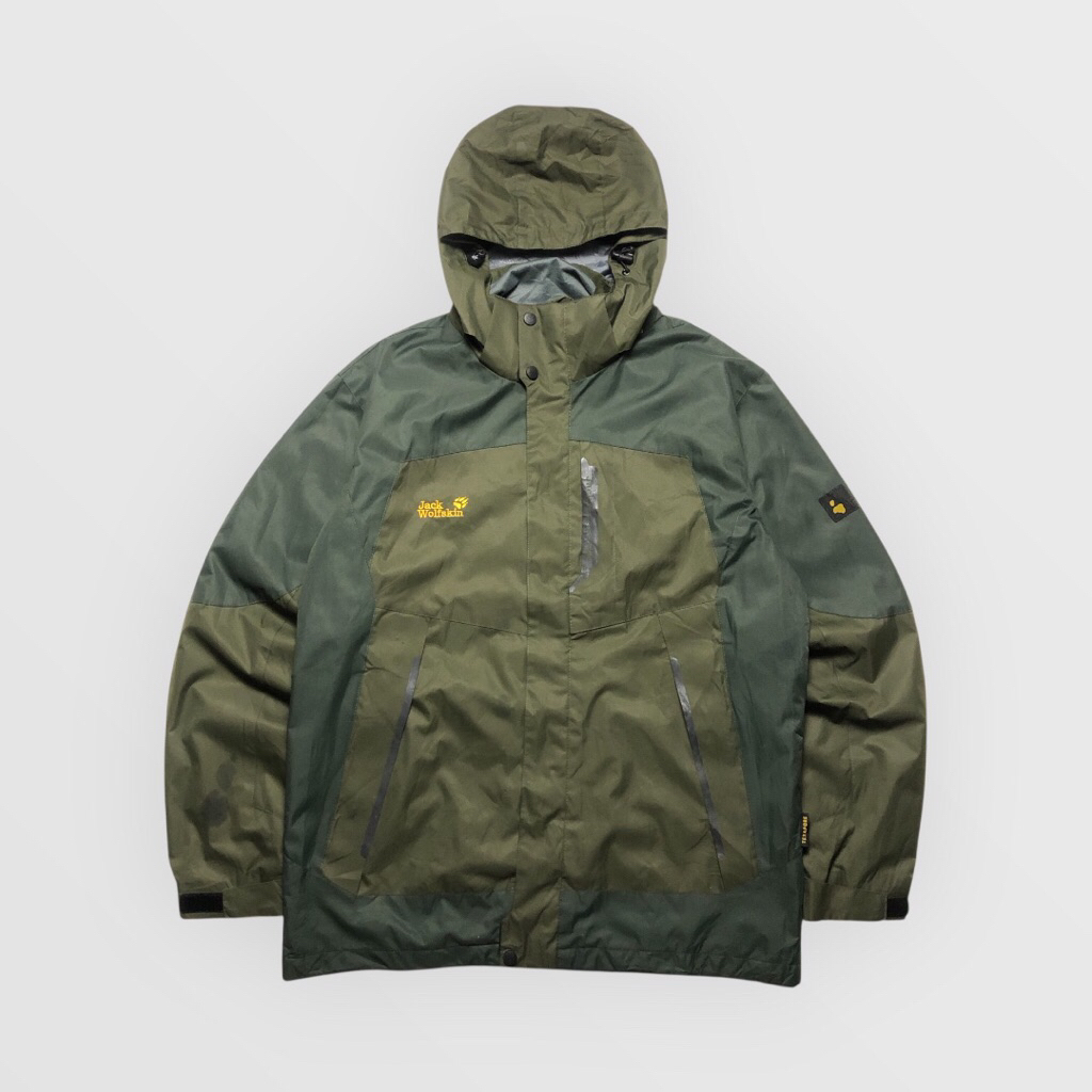 Jack Wolfskin Texapore Outdoor Gorpcore Jacket Green