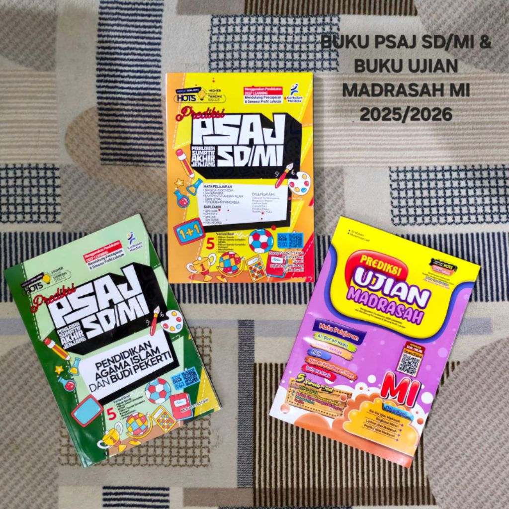 BUKU PREDIKSI PSAJ SD/MI & PREDIKSI UJIAN MADRASAH MI 2025/2026j