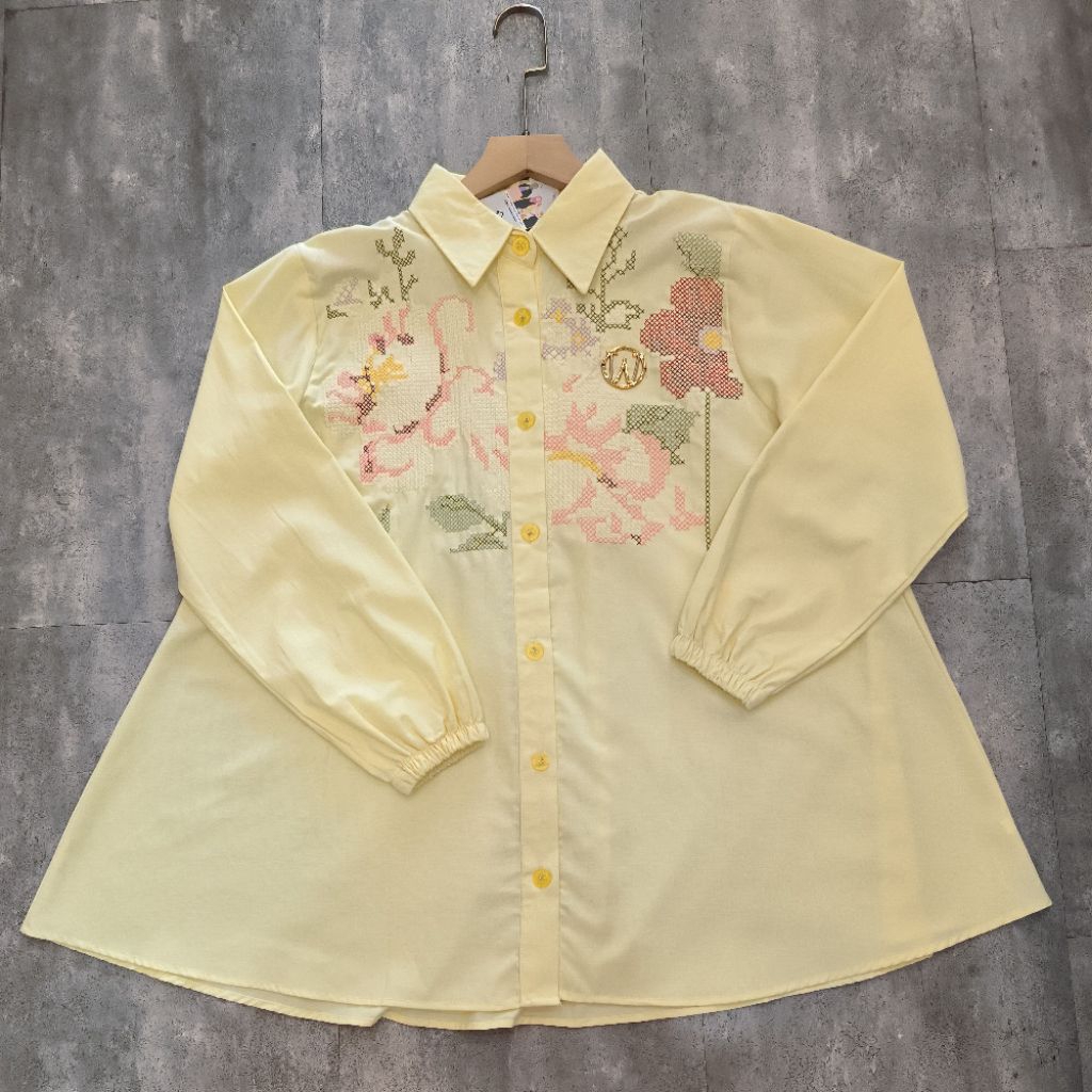 KEMEJA SOFT KATUN PREMIUM MIX BORDIR LAGOSI