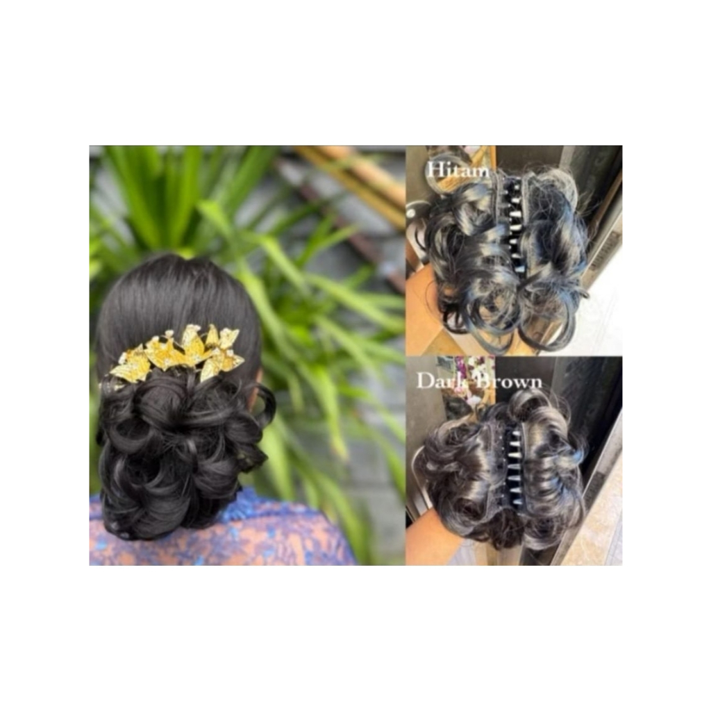 Jepit Rambut Palsu / Jepit Wig Rambut / Jepit Sanggul