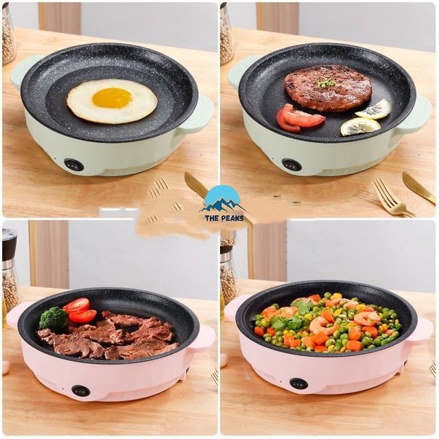 (The Peaks) PANGGANGAN LISTRIK NAMPAN PEMANGGANG ELEKTRIK MULTIFUNGSI COOKER BBQ PANCI LISTRIK ANTI 