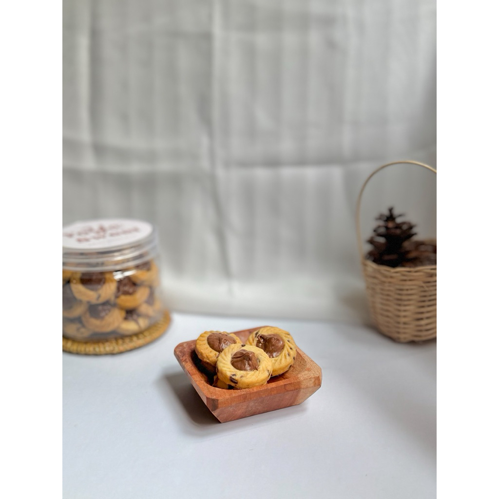 Choco Butter Cookies Choco Tart Kue Tart Mini Coklat Tart Coklat Kacang