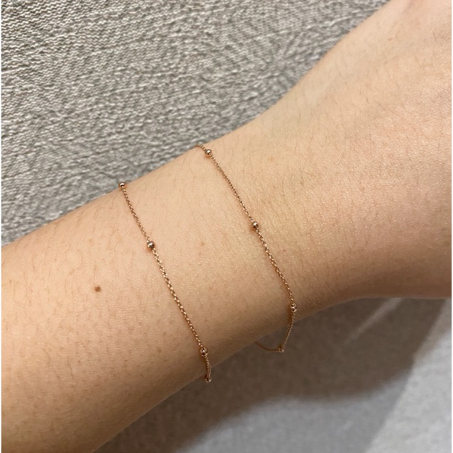 Gelang JEDAR ROSEGOLD emas asli kadar 375 8K