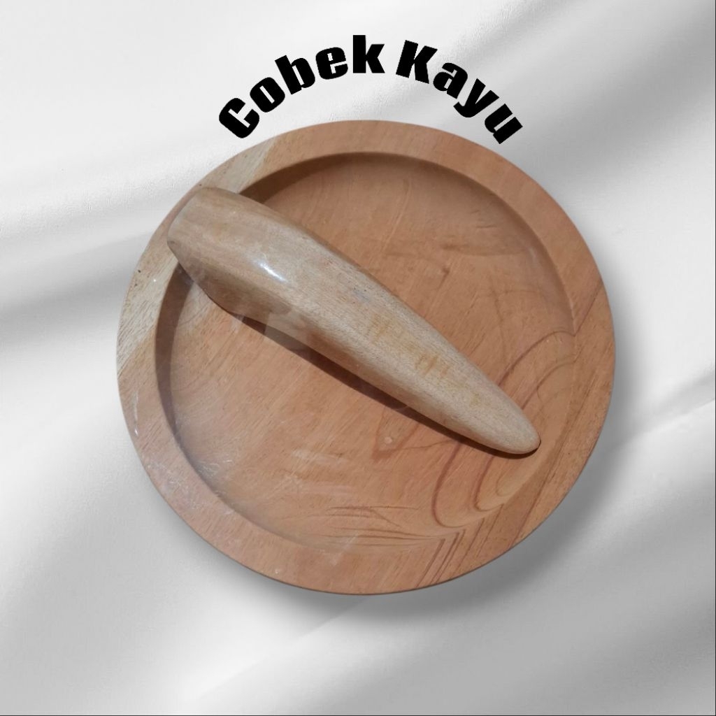 cobek kayu set (Jumbo)