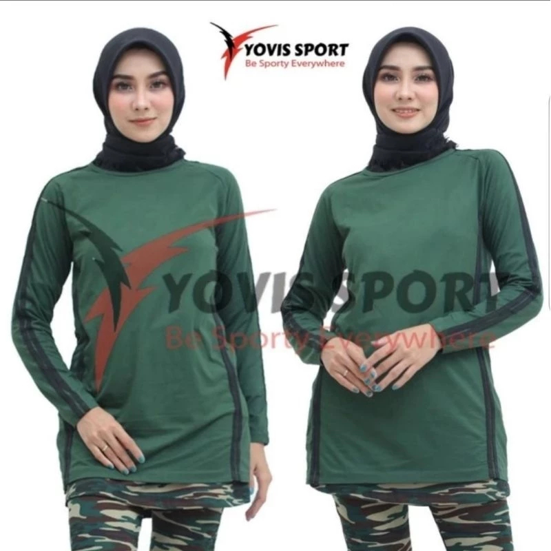 Baju Atasan Senam Wanita Yovis Sport Original