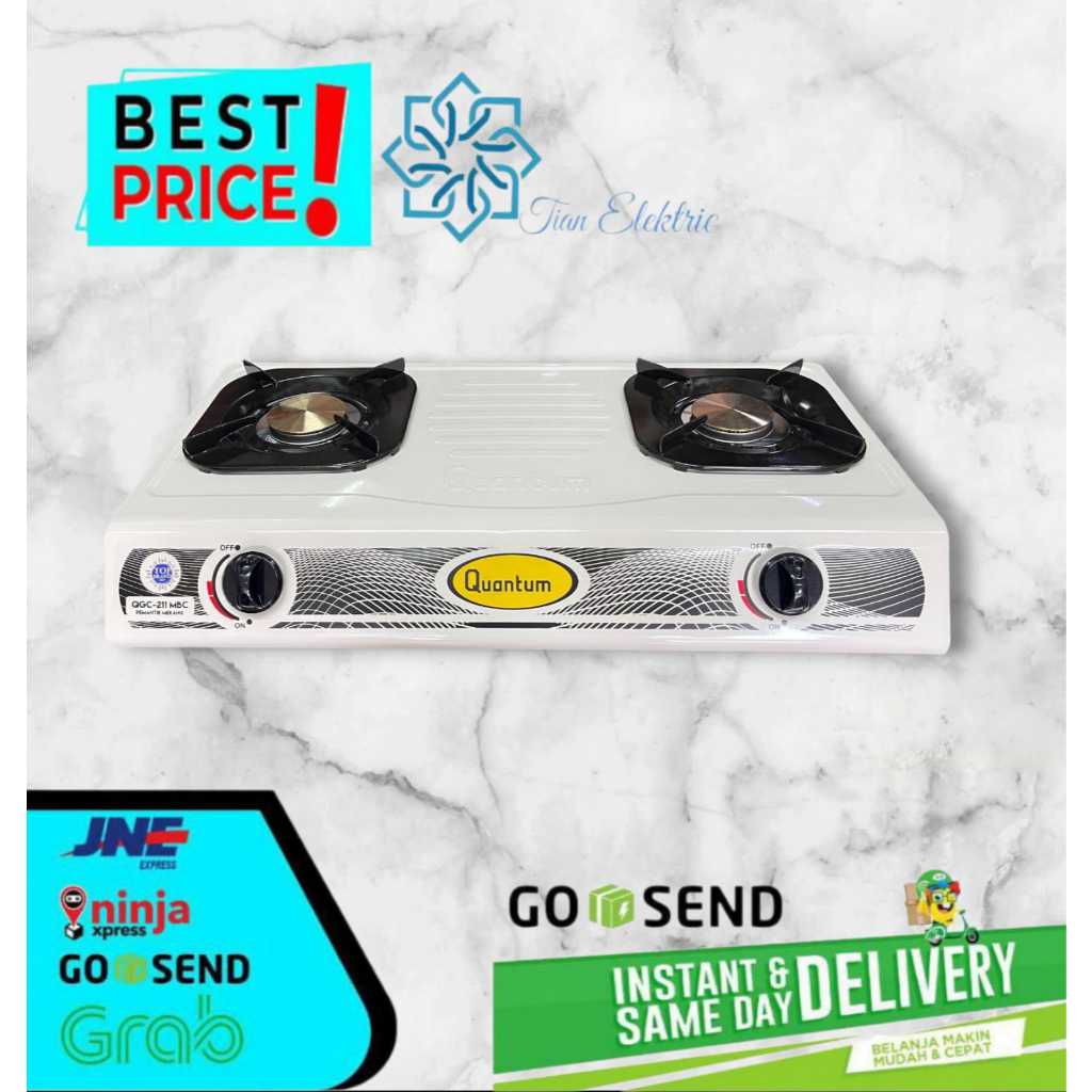 QUANTUM QGC-211MBC Kompor Gas 2 Tungku