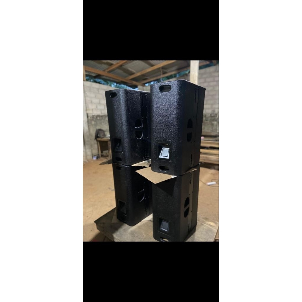 BOX Speaker model T24 12 INCH X2 1 TWTER 1 HORN ROKET full cat resin