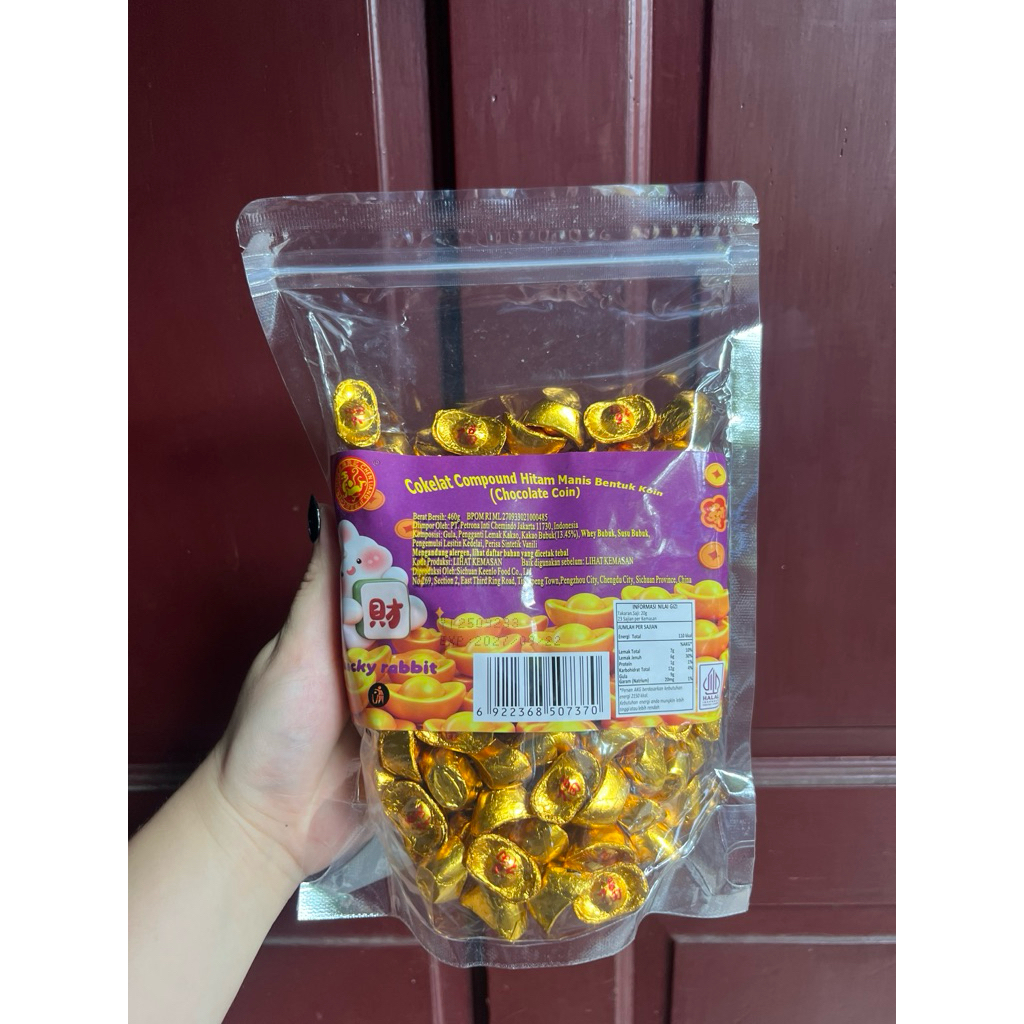 COKLAT EMAS YENBAO COKLAT COMPOUND COKLAT KOIN COKLAT IMLEK KUE HARI RAYA
