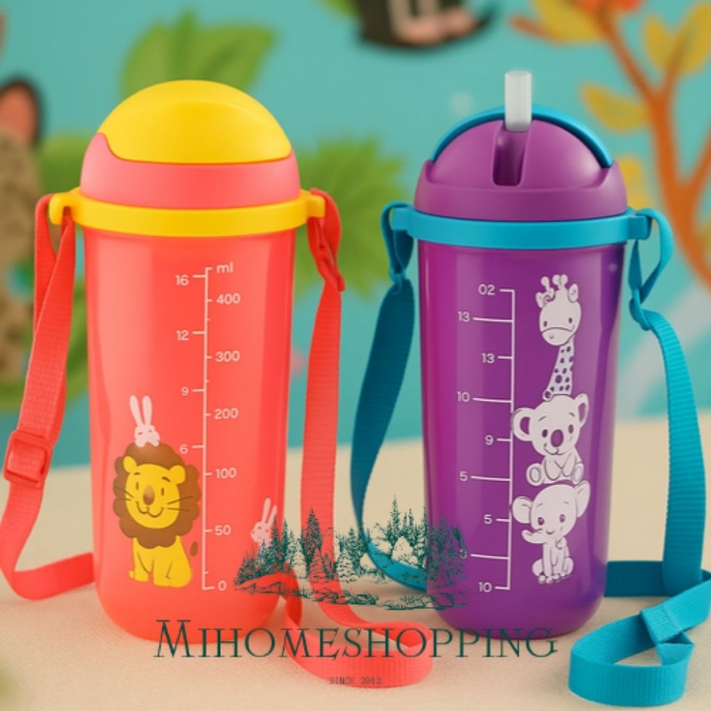 Tupperware kiddos tumbler 500ml botol minum tali anak2