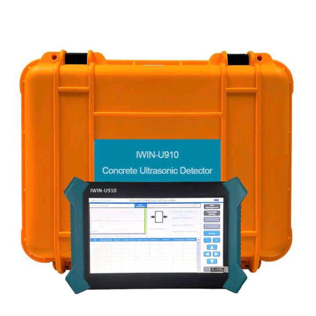 Ultrasonic Pulse Velocity UPV Tester Concrete Structure Compressive Strength Crack IWIN U910 Depth D