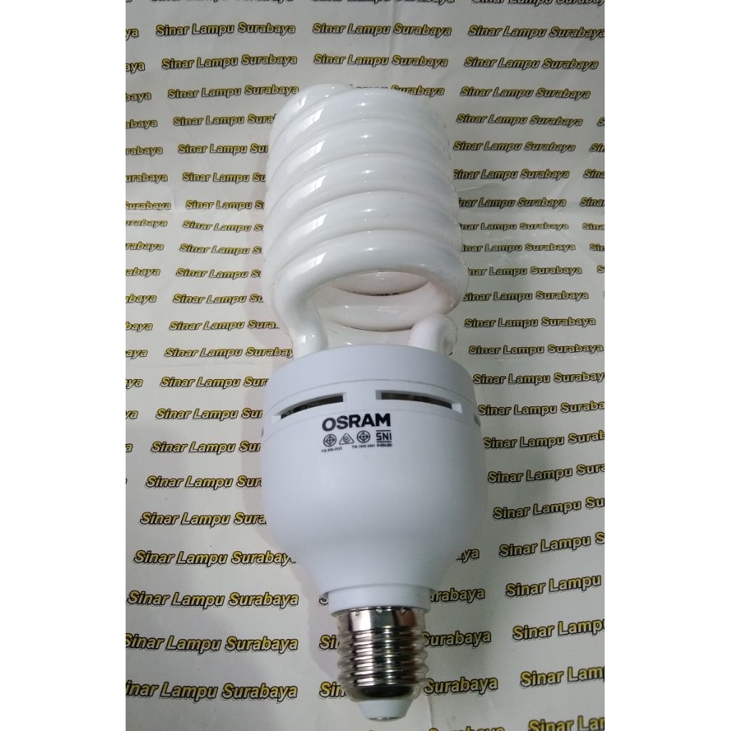 Lampu spiral Osram 45 Watt rekondisi putih terang