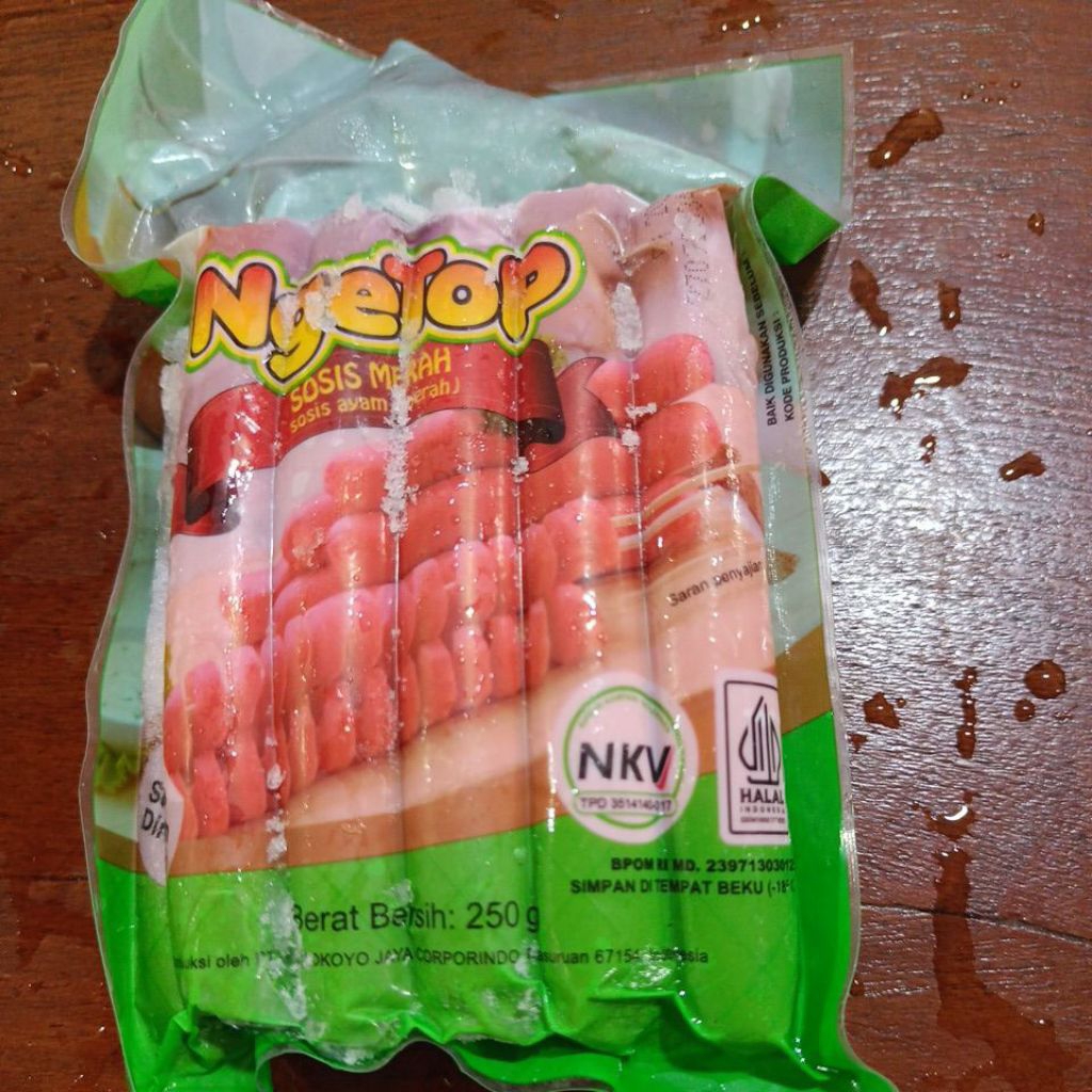 Sosis ayam merah Ngetop 250 g