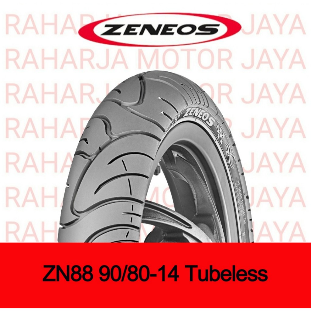 BAN ZENEOS ukuran 90/80-14 Tubeless