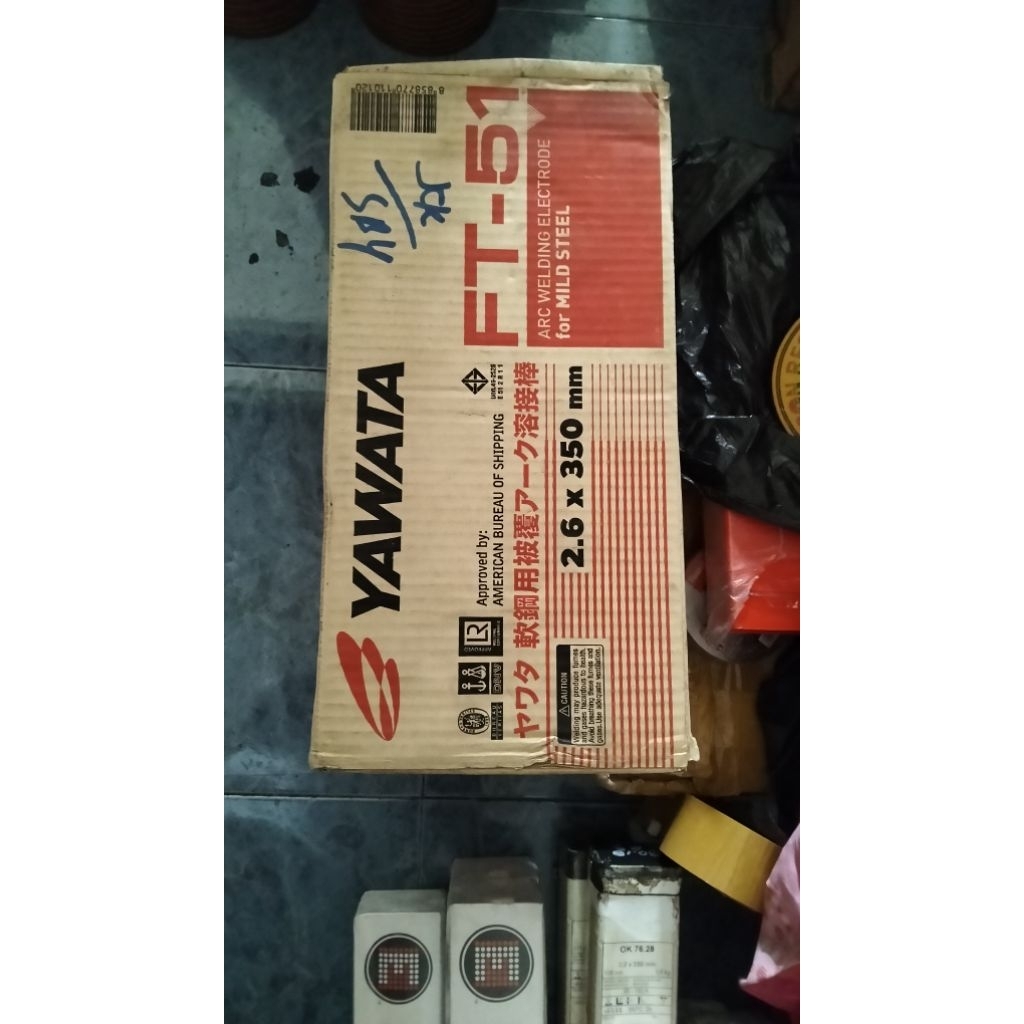 KAWAT LAS BESI YAWATA FT-51 AWS E6013 Size. 2.6x350MM